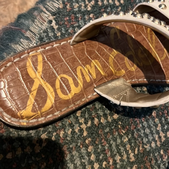 Sam Edelman Leather 2 strap studded Sandals - Picture 4 of 6